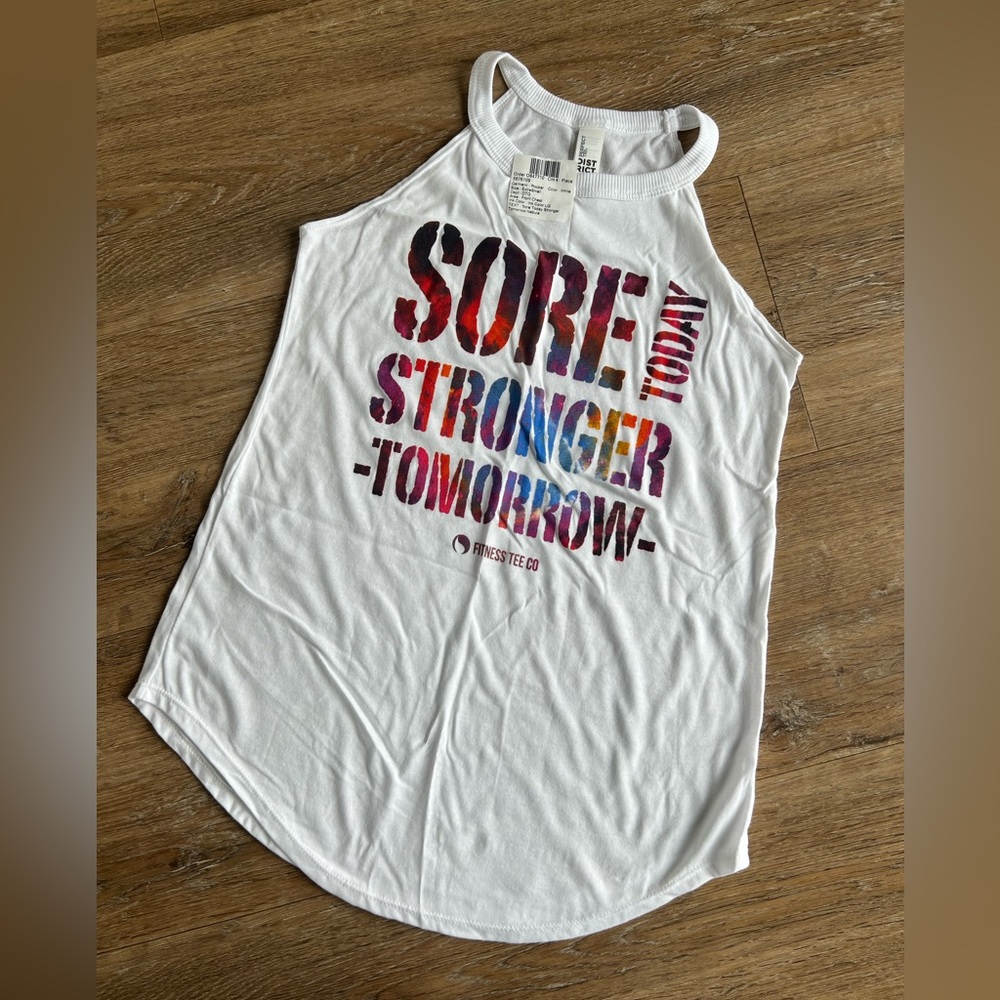 Fitness Tee Co - workout tank - xs